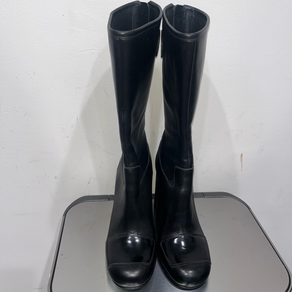 Acne Studios leather knee high boots - Picture 3 of 7